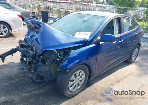 2016 Hyundai Accent Se из США, поврежденный, VIN KMHCT4AE1GU104680